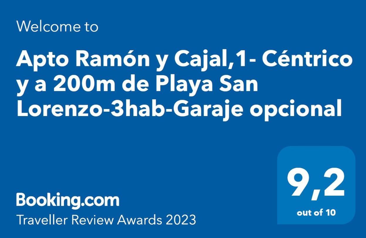 Apto Ramon Y Cajal,1- Centrico Y Cerca De Playa San Lorenzo-3Hab Garaje Opc خيخون المظهر الخارجي الصورة